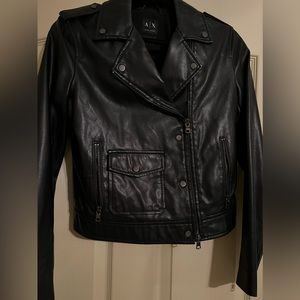 Armani Leather Biker Jacket